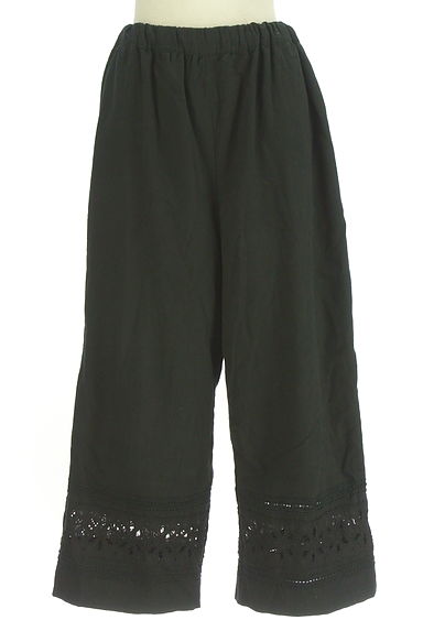 Samansa Mos2（サマンサモスモス）の古着「レース切替ワイドパンツ（パンツ）」大画像１へ