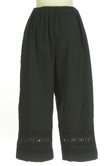 Samansa Mos2（サマンサモスモス）の古着「レース切替ワイドパンツ（パンツ）」大画像２へ