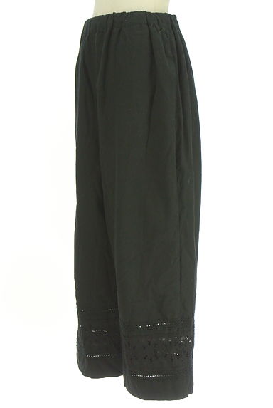Samansa Mos2（サマンサモスモス）の古着「レース切替ワイドパンツ（パンツ）」大画像３へ