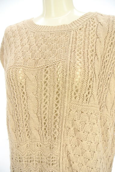 Samansa Mos2（サマンサモスモス）の古着「パッチワークニットベスト（ベスト・ジレ）」大画像４へ