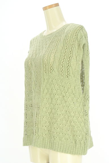 Samansa Mos2（サマンサモスモス）の古着「パッチワークニットベスト（ベスト・ジレ）」大画像３へ