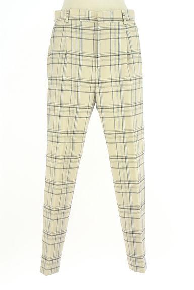 クリックで大画像表示 IENA(イエナ)の古着「チェック柄センタープレステーパードパンツ(パンツ)」大画像1へ