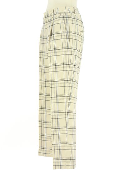クリックで大画像表示 IENA(イエナ)の古着「チェック柄センタープレステーパードパンツ(パンツ)」大画像3へ