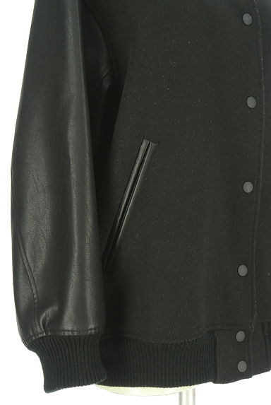SHIPS（シップス）の古着「SHIPS any エコレザースリーブブルゾン（ブルゾン・スタジャン）」大画像４へ