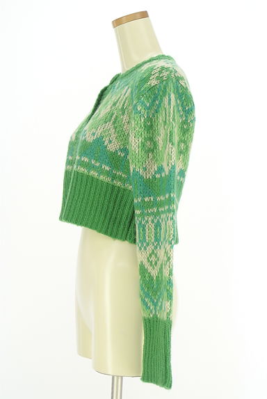 SLY（スライ）の古着「ショートニットカーディガン（カーディガン・ボレロ）」大画像３へ