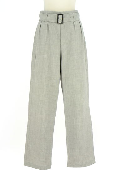 MOUSSY（マウジー）の古着「ベルト付きタックワイドパンツ（パンツ）」大画像１へ