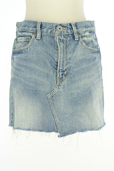 MOUSSY（マウジー）の古着「カットオフデニムミニスカート（ミニスカート）」大画像１へ
