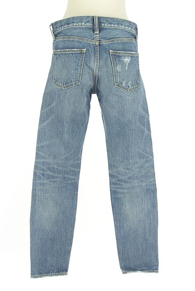 MOUSSY（マウジー）の古着「ダメージ加工スリムデニム（デニムパンツ）」大画像２へ