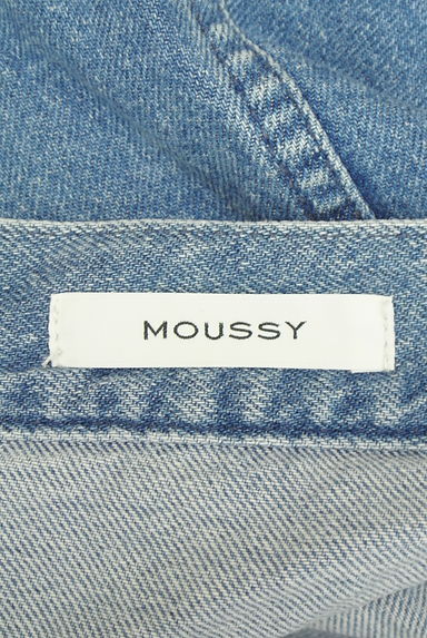 MOUSSY（マウジー）の古着「フロントボタンミモレ丈タイトデニムスカート（ロングスカート・マキシスカート）」大画像６へ