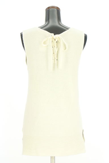 クリックで大画像表示 MOUSSY(マウジー)の古着「バックレースアップノースリニット(ニット)」大画像2へ