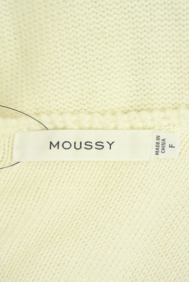 クリックで大画像表示 MOUSSY(マウジー)の古着「バックレースアップノースリニット(ニット)」大画像6へ