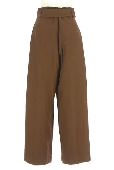 MOUSSY（マウジー）の古着「ベルト付きハイウエストワイドパンツ（パンツ）」大画像２へ