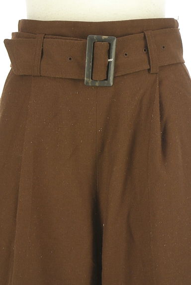 MOUSSY（マウジー）の古着「ベルト付きハイウエストワイドパンツ（パンツ）」大画像４へ
