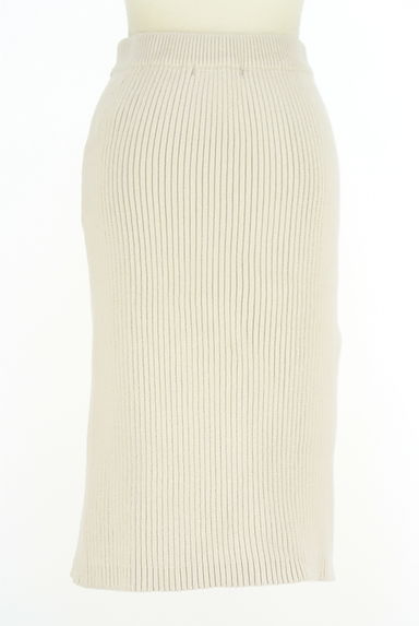 MOUSSY（マウジー）の古着「膝下丈リブニットタイトスカート（スカート）」大画像２へ