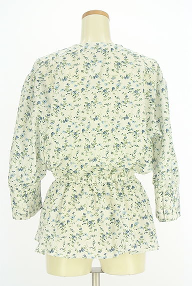 MOUSSY（マウジー）の古着「小花柄カシュクールカットソー（カットソー・プルオーバー）」大画像２へ