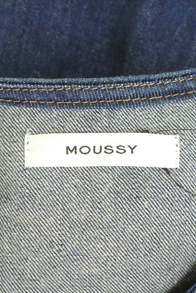 クリックで大画像表示 MOUSSY(マウジー)の古着「ノーカラーデニムジャケット(ジャケット)」大画像6へ
