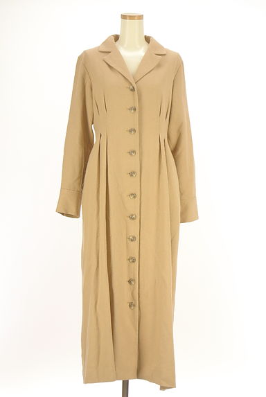 MOUSSY（マウジー）の古着「オープンカラーフレアロングワンピース（ワンピース・チュニック）」大画像１へ