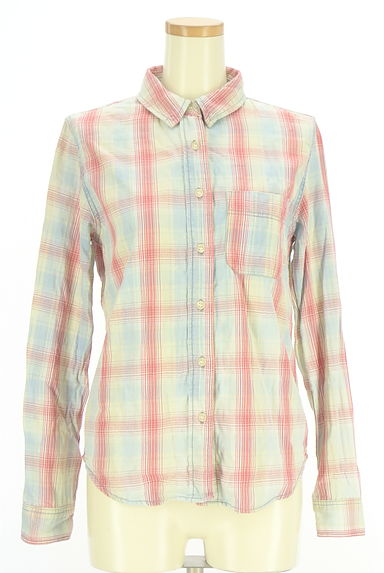 クリックで大画像表示 MOUSSY(マウジー)の古着「チェック柄シャツ(カジュアルシャツ)」大画像1へ