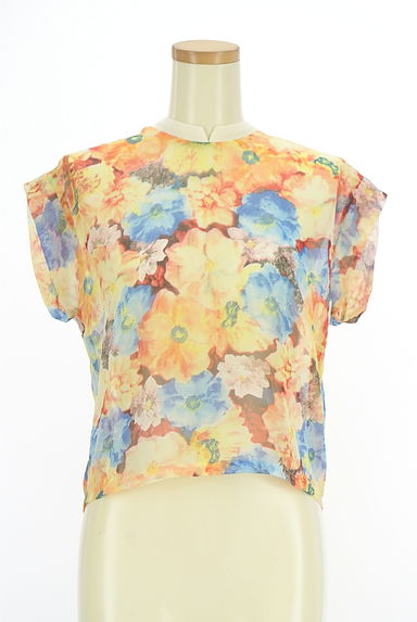 Kastane（カスタネ）の古着「花柄シアーブラウス（カットソー・プルオーバー）」大画像１へ