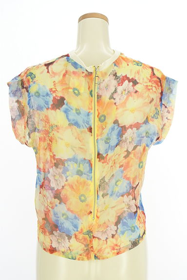 Kastane（カスタネ）の古着「花柄シアーブラウス（カットソー・プルオーバー）」大画像２へ