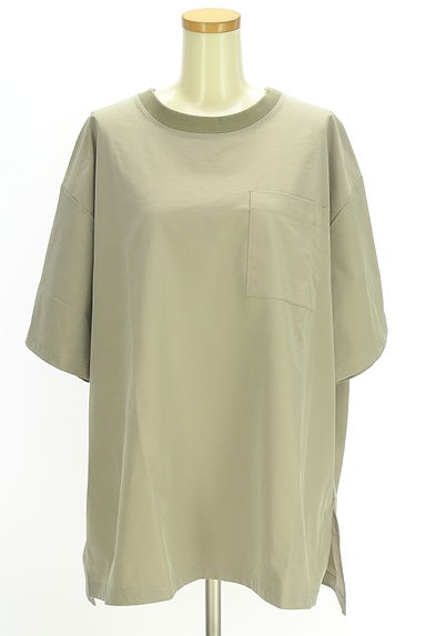 WILLFULLY（ウィルフリー）の古着「オーバーサイズナイロン混カットソー（カットソー・プルオーバー）」大画像１へ