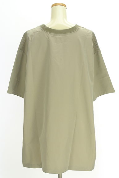 WILLFULLY（ウィルフリー）の古着「オーバーサイズナイロン混カットソー（カットソー・プルオーバー）」大画像２へ