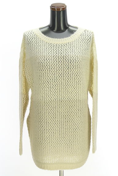 クリックで大画像表示 WILLFULLY(ウィルフリー)の古着「配色ローゲージニット(セーター)」大画像1へ