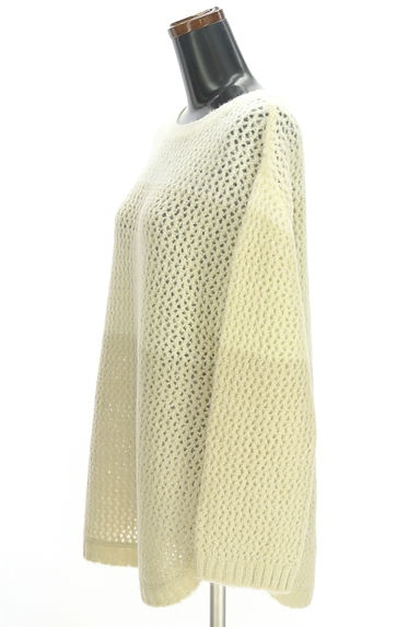 クリックで大画像表示 WILLFULLY(ウィルフリー)の古着「配色ローゲージニット(セーター)」大画像3へ