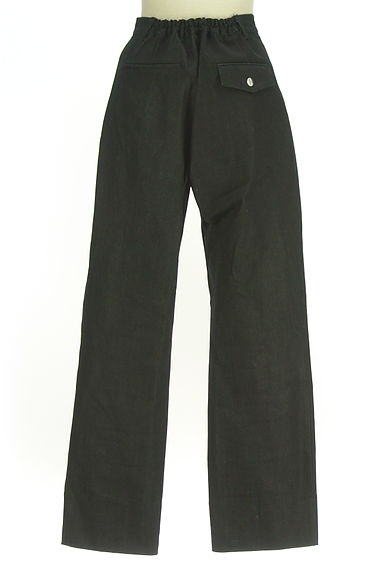 WILLFULLY（ウィルフリー）の古着「ツータックブラックデニムパンツ（デニムパンツ）」大画像２へ