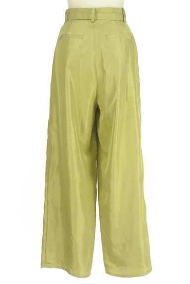 WILLFULLY（ウィルフリー）の古着「ベルト付きスラックスパンツ（パンツ）」大画像２へ