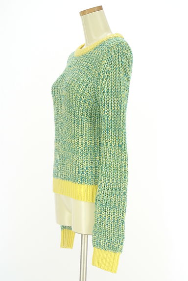 SLY（スライ）の古着「バイカラーローゲージニット（セーター）」大画像３へ