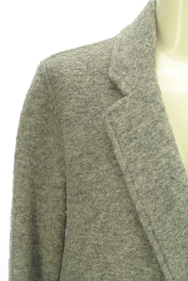 クリックで大画像表示 MOUSSY(マウジー)の古着「起毛ウールロングコート(コート)」大画像4へ