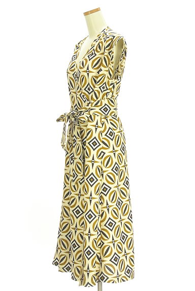 クリックで大画像表示 MOUSSY(マウジー)の古着「ベルト付きカシュクールロングワンピース(ワンピース・チュニック)」大画像3へ