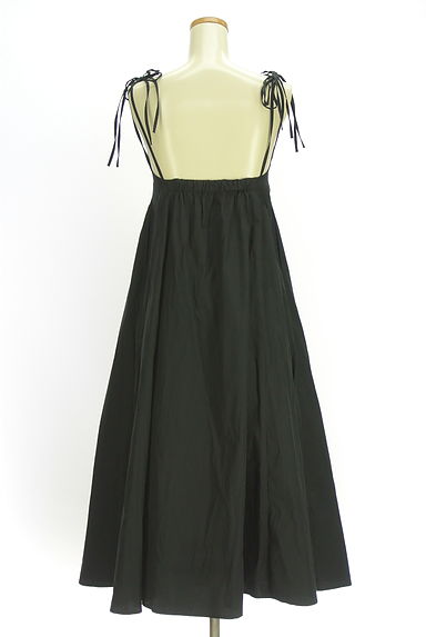 MOUSSY（マウジー）の古着「ボリュームフレアロングキャミワンピ（キャミワンピース）」大画像２へ