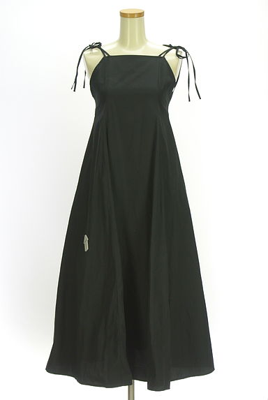 MOUSSY（マウジー）の古着「ボリュームフレアロングキャミワンピ（キャミワンピース）」大画像４へ