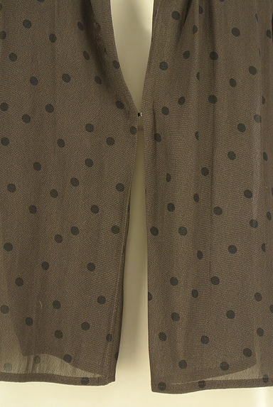 クリックで大画像表示 NOLLEY'S(ノーリーズ)の古着「ドット柄ギャザーフレアカーディガン(カーディガン・ボレロ)」大画像5へ