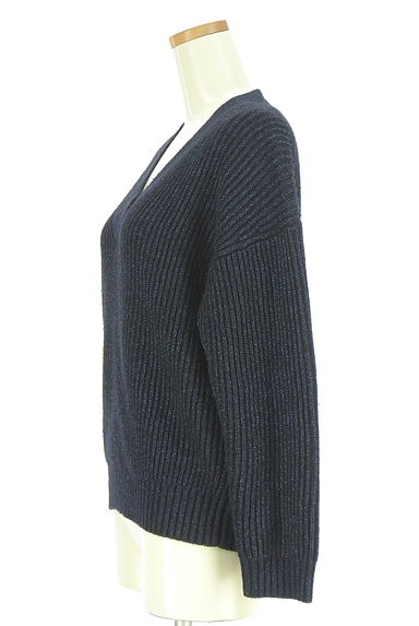 クリックで大画像表示 ROPE(ロペ)の古着「Vネックラメニット(ニット)」大画像3へ
