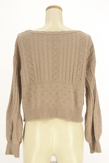 axes femme（アクシーズファム）の古着「パールボタンケーブルニットショートカーデ（カーディガン・ボレロ）」大画像２へ