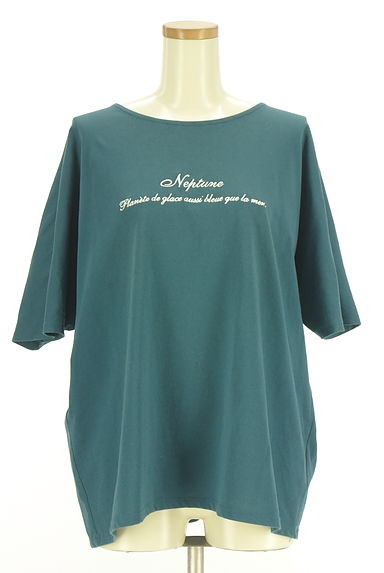 axes femme（アクシーズファム）の古着「バックレースアップロゴ刺繍Tシャツ（Ｔシャツ）」大画像１へ