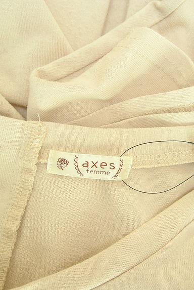 axes femme（アクシーズファム）の古着「ロゴ刺繍ドルマンビッグTシャツ（Ｔシャツ）」大画像６へ