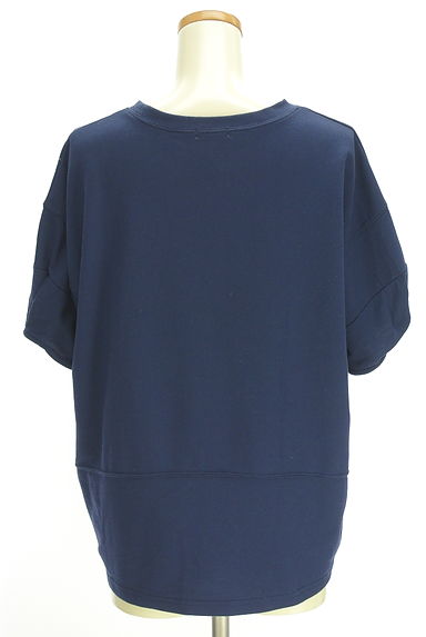 axes femme（アクシーズファム）の古着「花プリント薄手スウェットTシャツ（Ｔシャツ）」大画像２へ