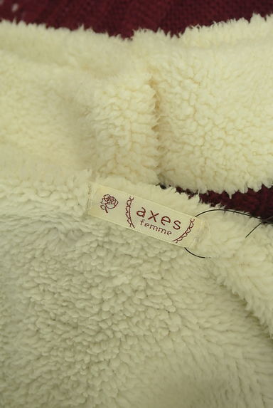 axes femme（アクシーズファム）の古着「裏ボアフーディニットポンチョ（コート）」大画像６へ