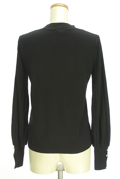 NATURAL BEAUTY BASIC（ナチュラルビューティベーシック）の古着「ラインストーン付きボリューム袖ニット（ニット）」大画像２へ