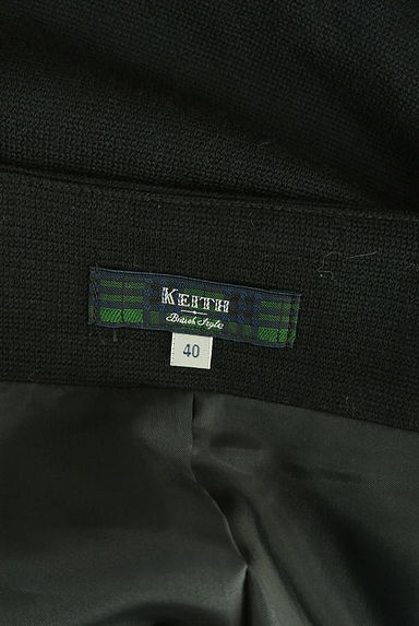 KEITH（キース）の古着「ビット金具付き膝丈ウールスカート（スカート）」大画像６へ