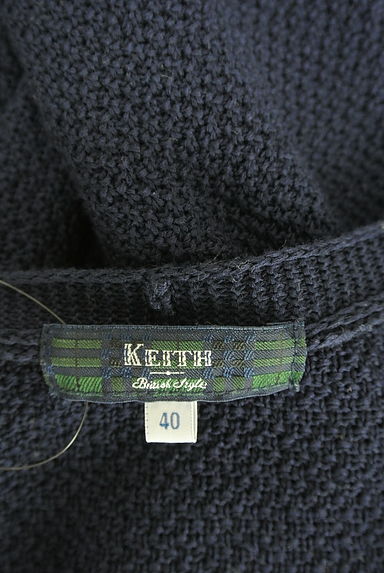 KEITH（キース）の古着「ラグランスリーブVネックニットカーデ（カーディガン・ボレロ）」大画像６へ