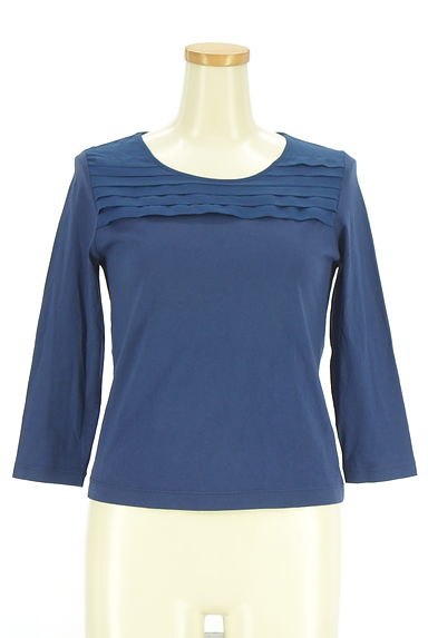 KEITH（キース）の古着「9分袖シフォン切替カットソー（カットソー・プルオーバー）」大画像１へ