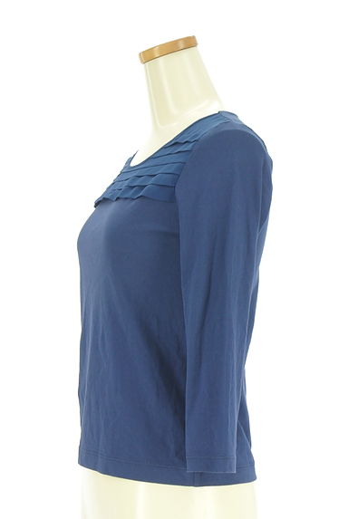 KEITH（キース）の古着「9分袖シフォン切替カットソー（カットソー・プルオーバー）」大画像３へ