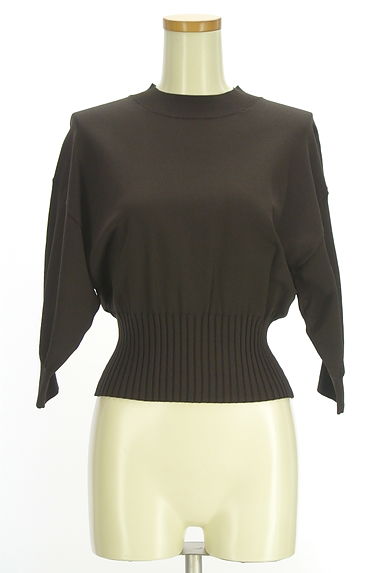 クリックで大画像表示 Mystrada(マイストラーダ)の古着「バックパールドルマンニット(ニット)」大画像1へ