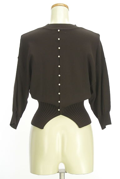 クリックで大画像表示 Mystrada(マイストラーダ)の古着「バックパールドルマンニット(ニット)」大画像2へ