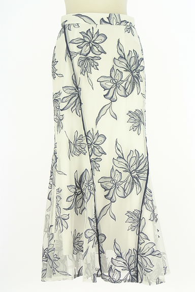 Mystrada（マイストラーダ）の古着「花柄刺繍チュールロングスカート（ロングスカート・マキシスカート）」大画像１へ